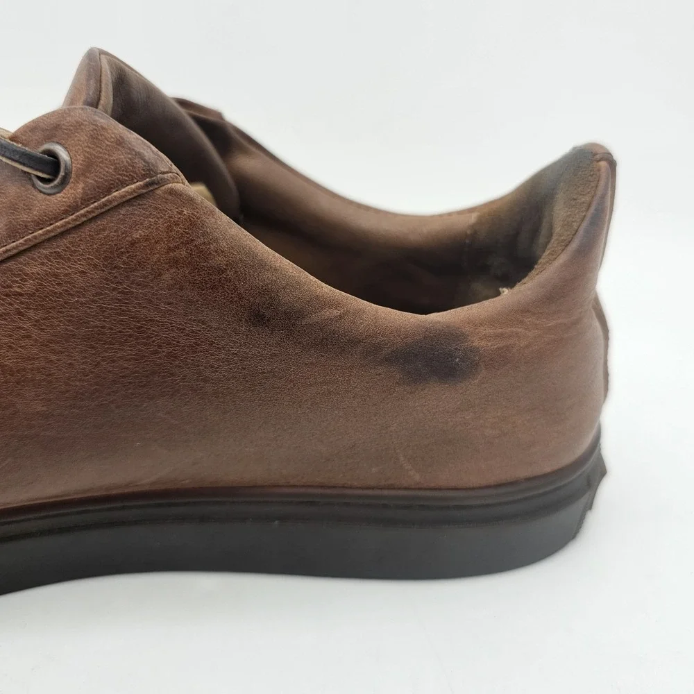 Thursday Boots Premier Low Top Shoes Mens 11 Brown Leather Lace Up Minimalist